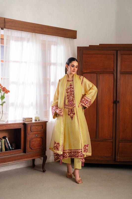 Dupatta Mustard Melody