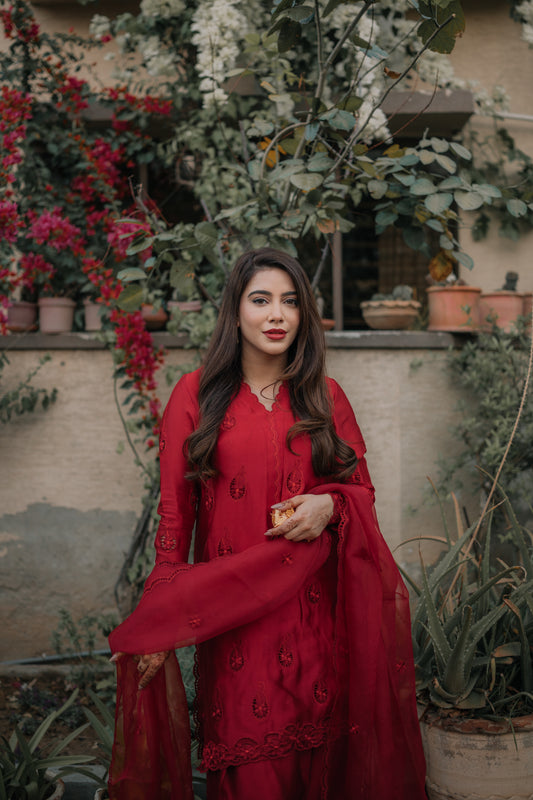 Surkh Adaa (سرخ ادا) – “Grace in Red”