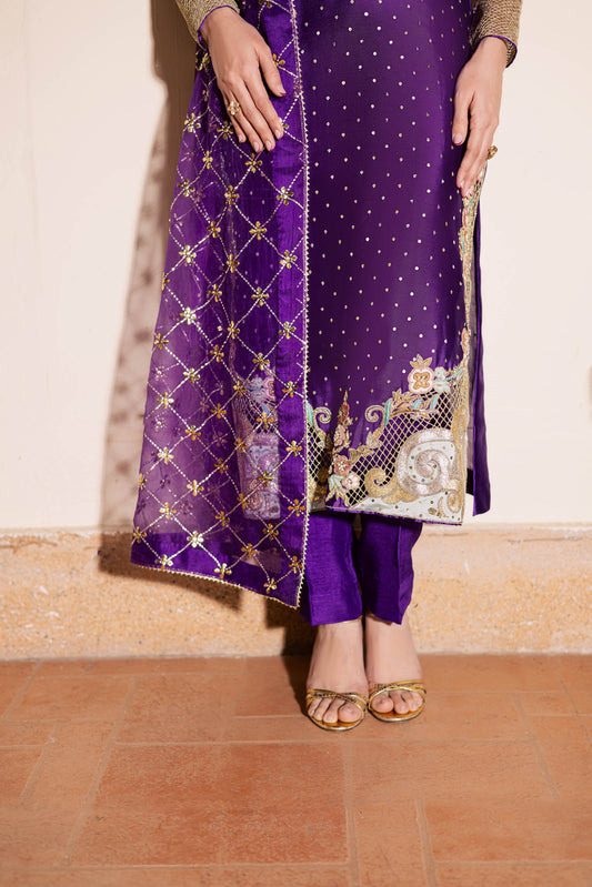 Purple Heirloom Dupatta