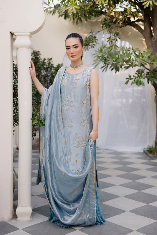 Celestial Blue Dupatta