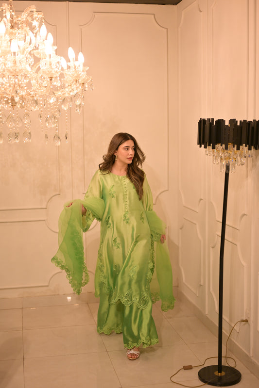 Dupatta Lime Dew